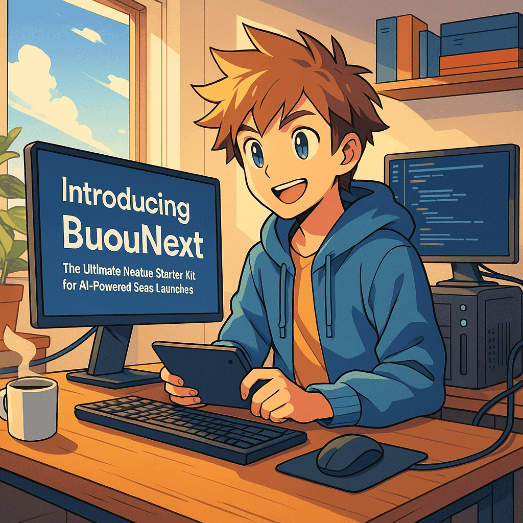 Introducing BuouNext - The Ultimate Next.js Starter Kit for AI-Powered SaaS Launches